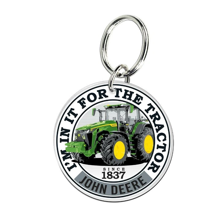 Brelok na klucze z ciągnikiem John Deere